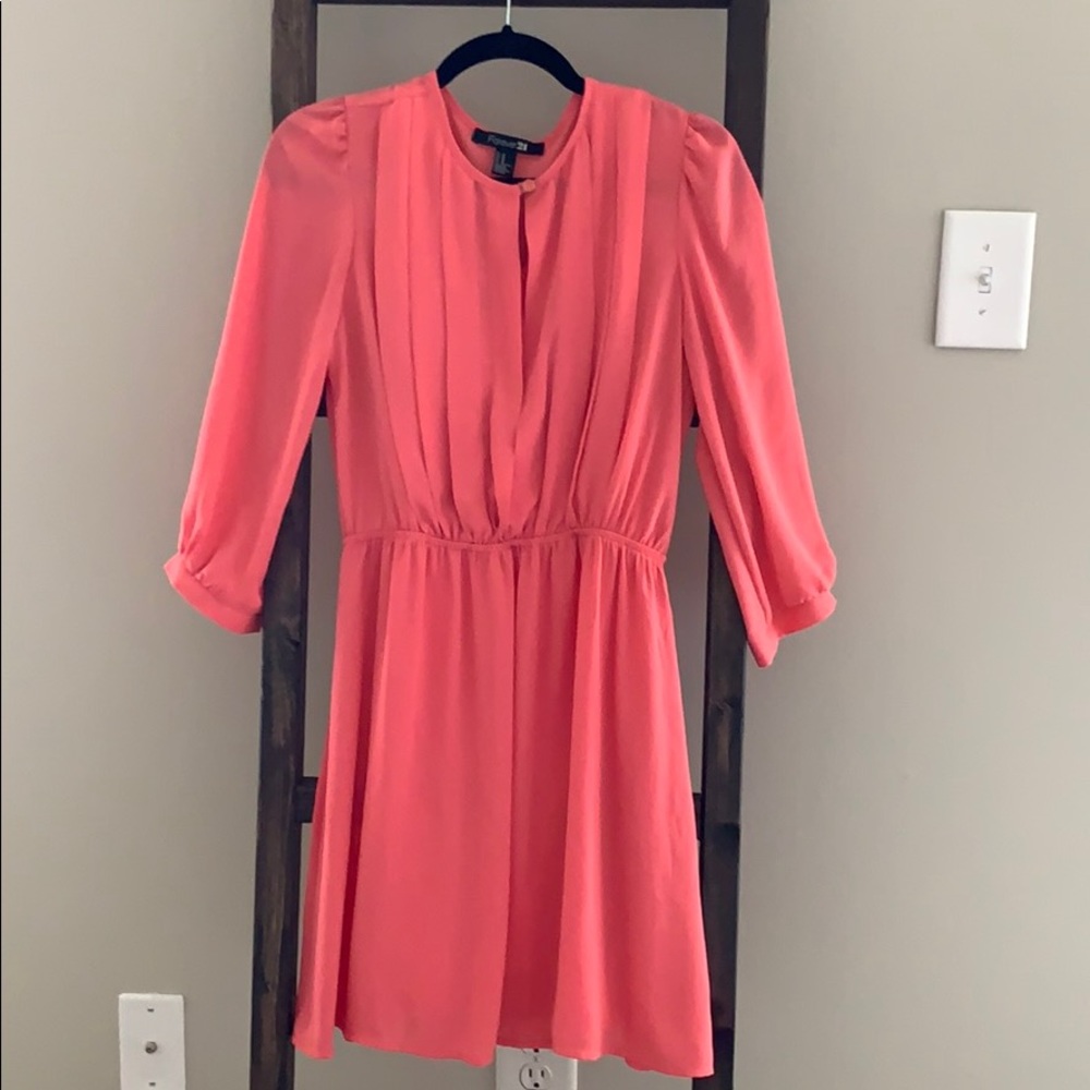 Coral dress